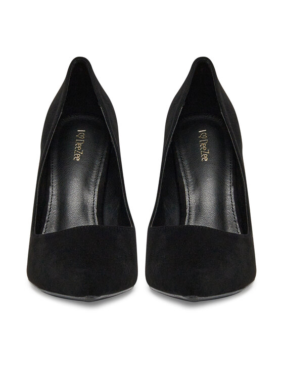 DeeZee Pantofi cu toc subțire DeeZee AJ-8Z188-4 Negru