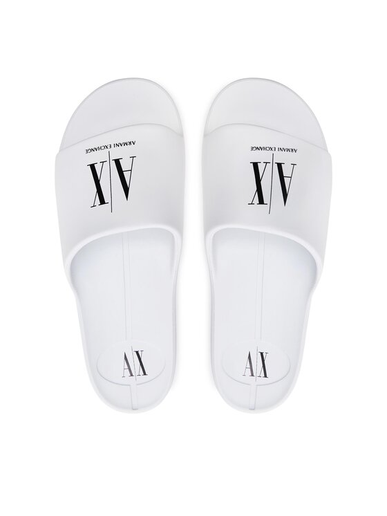 Armani Exchange Шльопанці Armani Exchange XUP012 XV675 K488 Білий