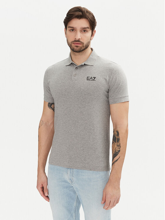 EA7 Emporio Armani EA7 Emporio Armani Polo 8NPF14 PJVQZ 3905 Siva Regular Fit