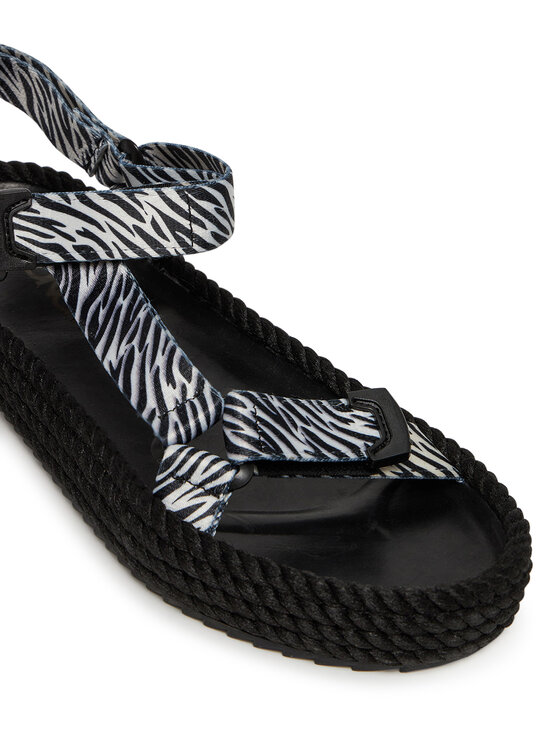 Bohonomad Sandále Bohonomad Miami Elastic MIA.20-ZEB Biela