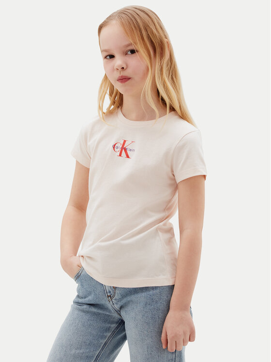 Calvin Klein Jeans Calvin Klein Jeans Camiseta LVCKSJA15G Rosa Regular Fit