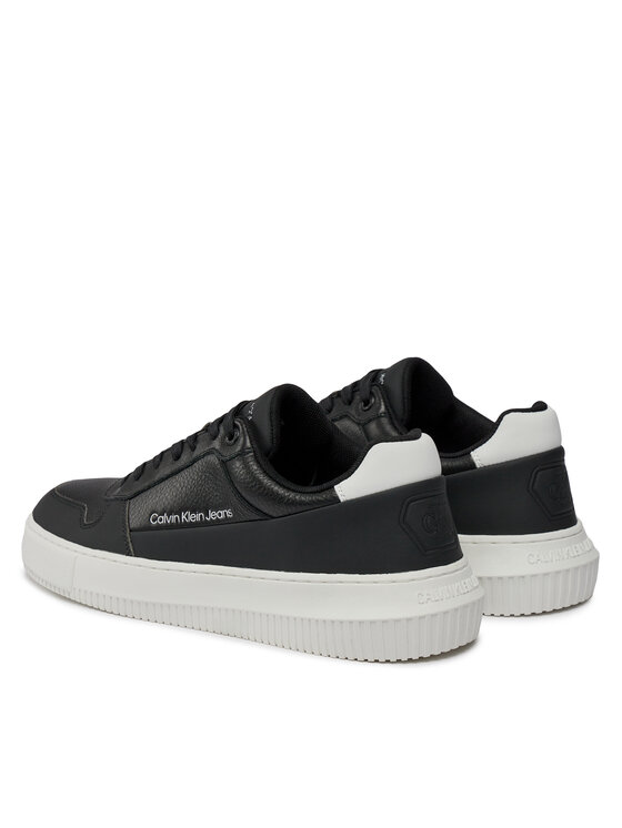 Calvin Klein Jeans Sneakersy Calvin Klein Jeans Chunky Cupsole Low Lth In Sat YM0YM00873 Černá