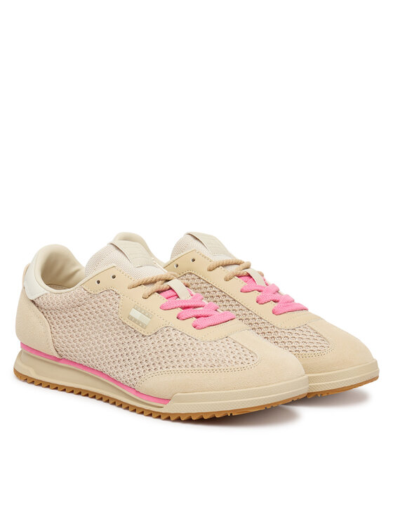 Tommy Jeans Sneakersy Tommy Jeans Tjw Low Profile Runner Knit EN0EN02992 Beżowy