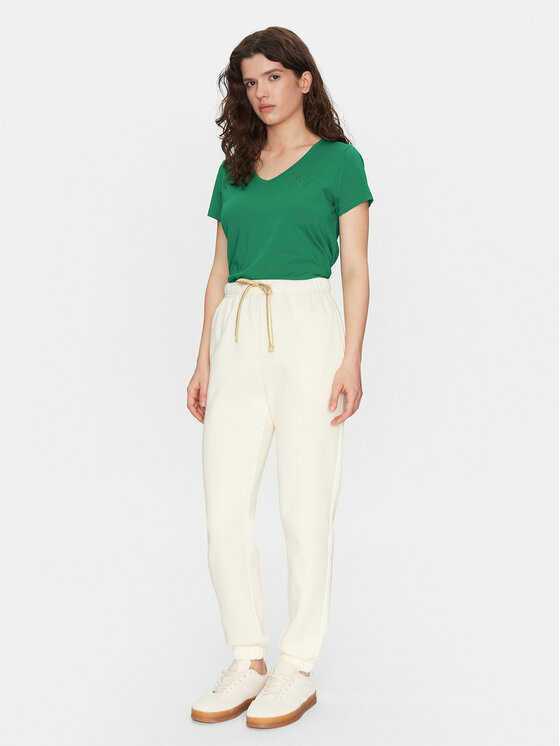 Pieces Pieces Футболка New Billy 17102921 Зелений Regular Fit