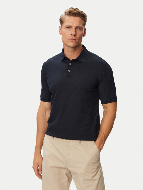 Bugatti Bugatti Polo 8150-15104E Azul marino Regular Fit
