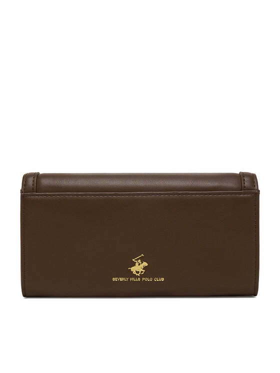 Beverly Hills Polo Club Гаманець Beverly Hills Polo Club CWBEO-BHPC-W1-010-SS26 Коричневий