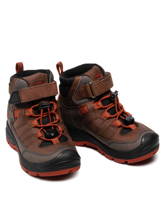 Keen Pārgājienu apavi Keen Redwood Mid Wp 1023884 Brūns