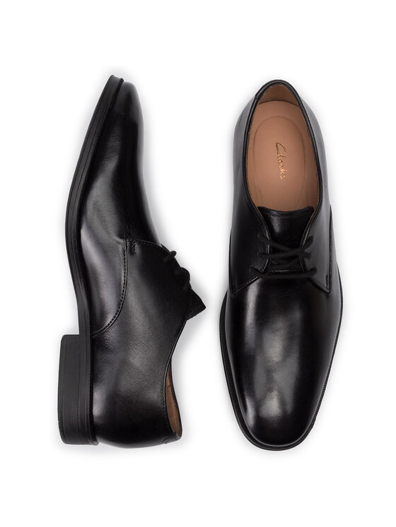 Clarks Туфлі Clarks Gilman Walk 261440567 Чорний