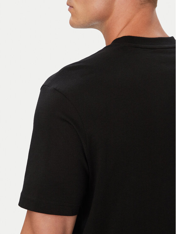 BOSS BOSS Camiseta Structure Logo 50566883 Negro Regular Fit