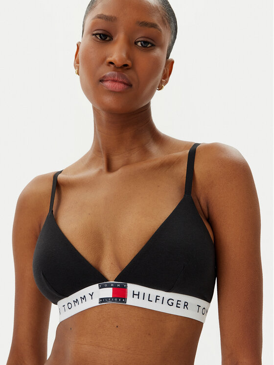 Tommy Hilfiger Tommy Hilfiger Reggiseno Bralette UW0UW06040 Nero