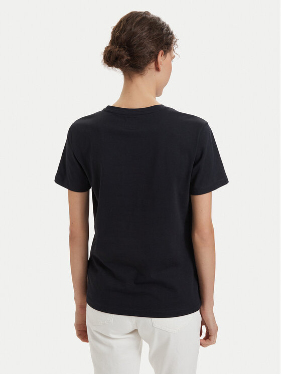 Beverly Hills Polo Club Beverly Hills Polo Club Camiseta P-SS26W-TS085 Azul marino Regular Fit
