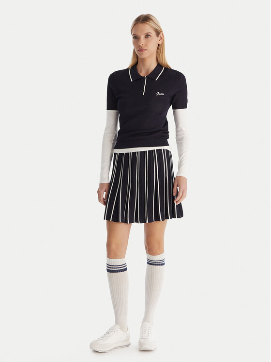Guess Guess Polo V5GP00Z3D60 Σκούρο μπλε Slim Fit
