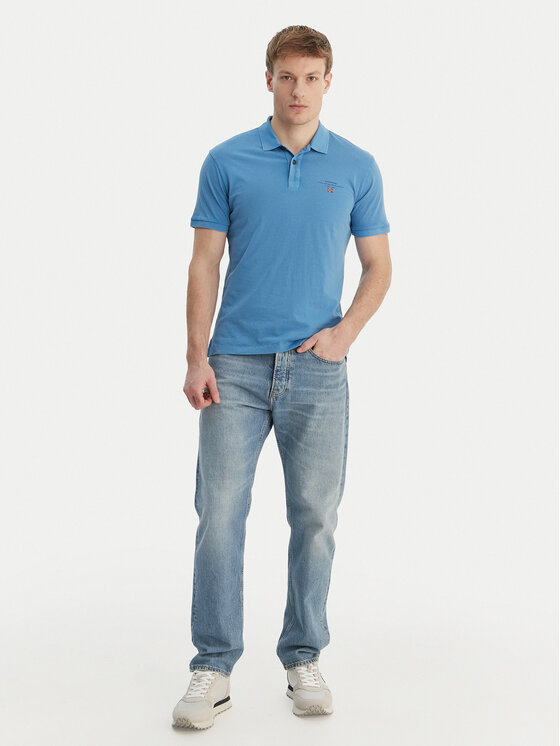 Napapijri Napapijri Polo Elbas NP0A4GB4 Azul Regular Fit