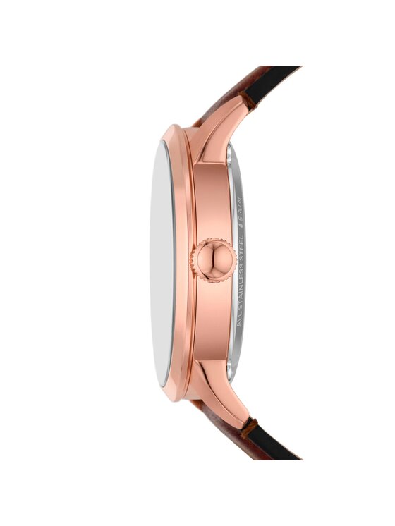 Fossil Годинник Fossil Townsman ME3259 Коричневий