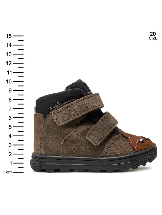 Mrugała Šnurovacia obuv Mrugała Andy 6180/4-83 Sivá