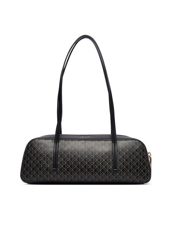 Calvin Klein Kabelka Calvin Klein Emblem Aop Bauletto LV04F3585G Černá