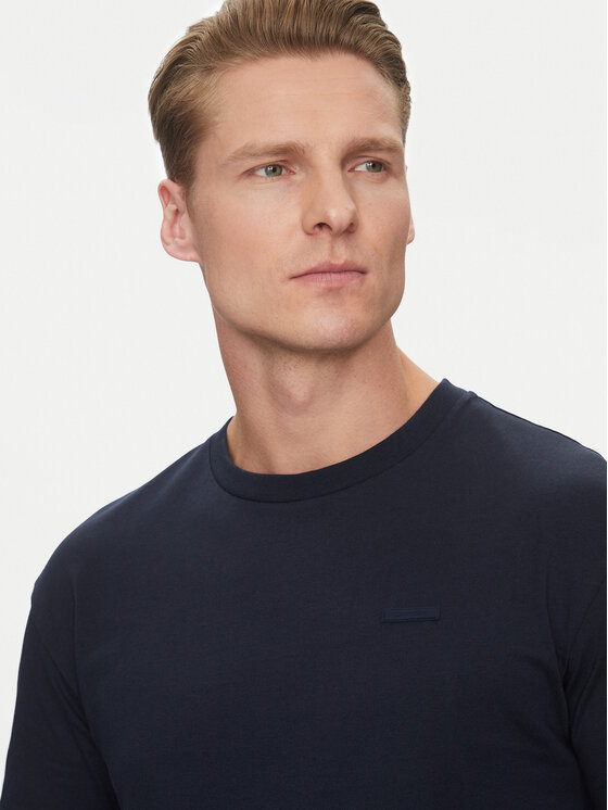 Calvin Klein Calvin Klein Majica K10K112749 Mornarsko modra Comfort Fit
