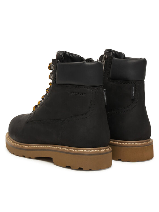 Tommy Jeans Gležnjače Tommy Jeans Archive '01 Boot High Lth Wpm EM0EM01757 Crna