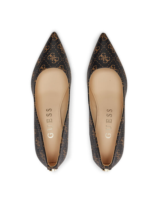 Guess Lodičky Guess Dabbey 2 FLTDB2 FAL08 Hnědá