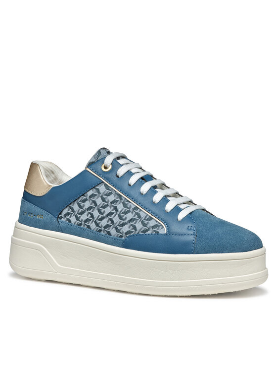 Geox Laisvalaikio batai Geox D Spherica Ecub-2 D55WVC 0CK22 C4005 Mėlyna