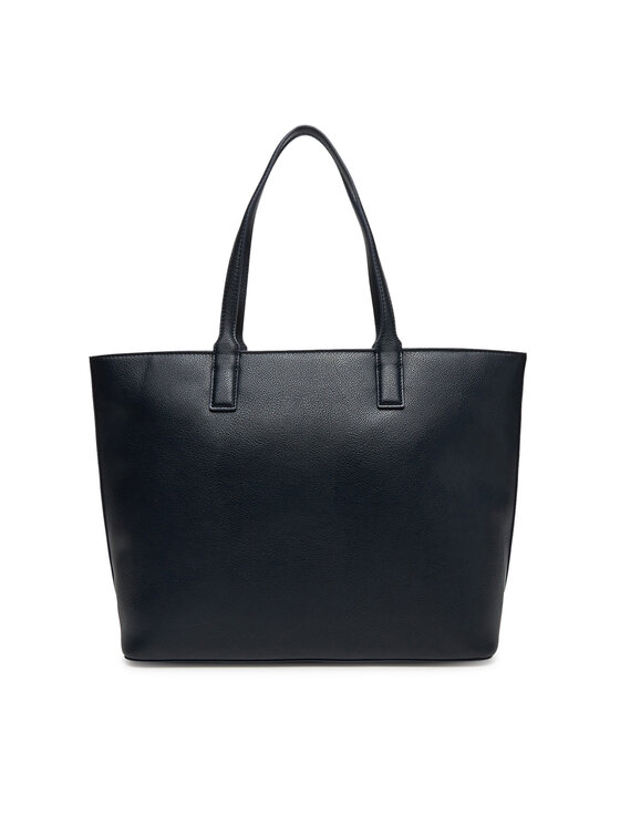 Tommy Hilfiger Geantă Tommy Hilfiger Th Logotape Tote AW0AW17449 Bleumarin