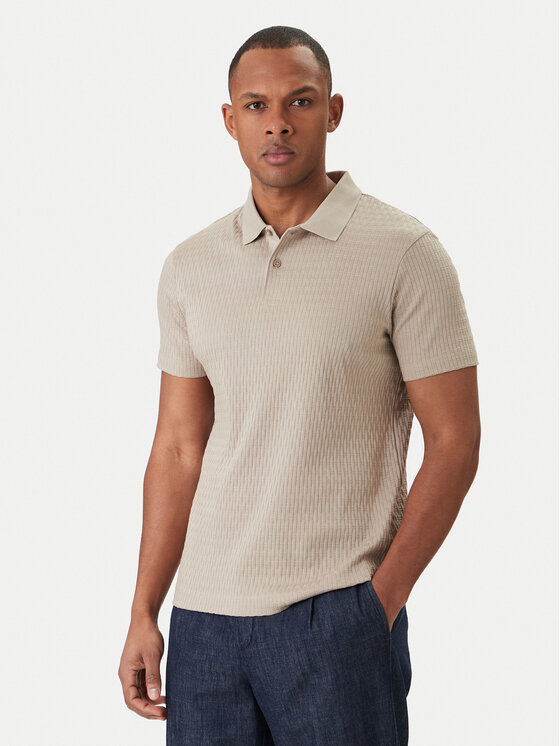 JOOP! JOOP! Pólóing Jorge 30101934 Bézs Slim Fit