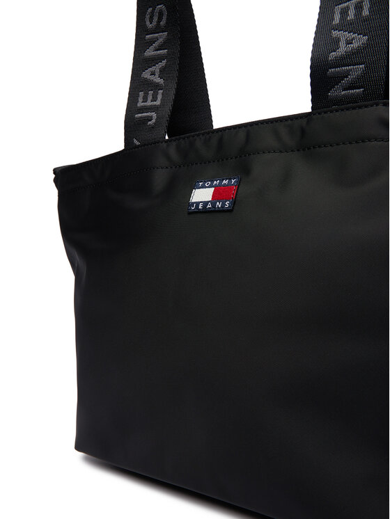 Tommy Jeans Τσάντα Tommy Jeans Tjw Ess Daily Mini Tote AW0AW17890 Μαύρο