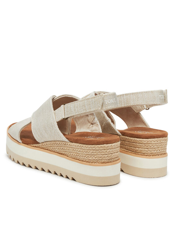 Toms Еспадрильї Toms Diana 10021152 Бежевий