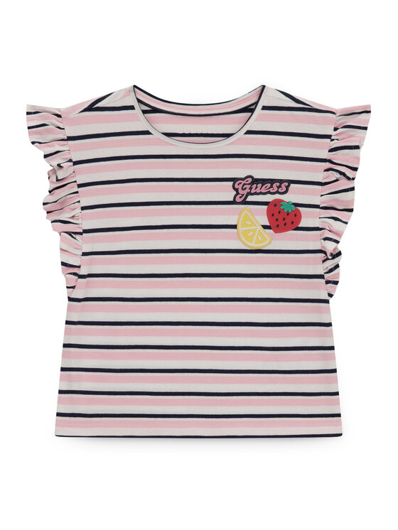 Guess Guess Футболка K6GI09 K9NE4 Рожевий Regular Fit
