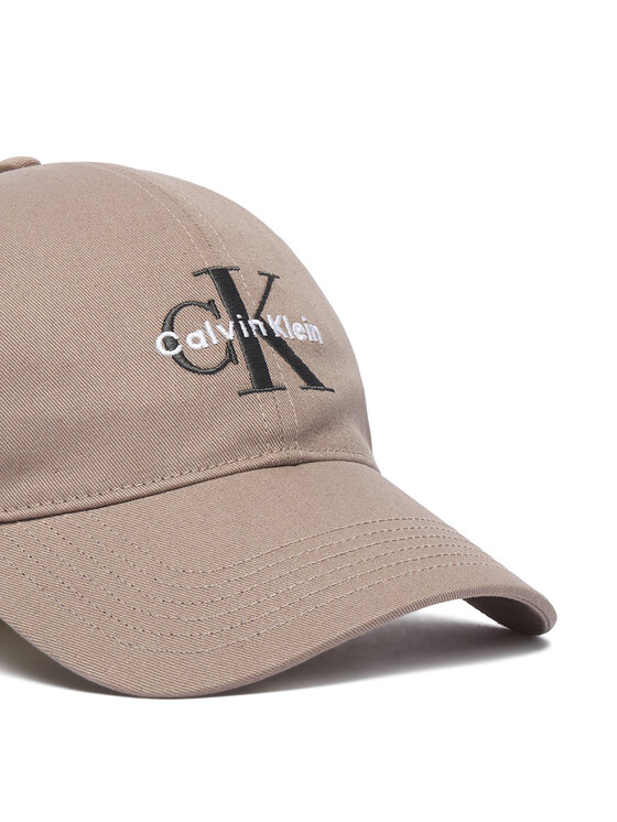 Calvin Klein Kepurė su snapeliu Calvin Klein Monologo Embroidery Baseball Cap LV04G5004G Smėlio