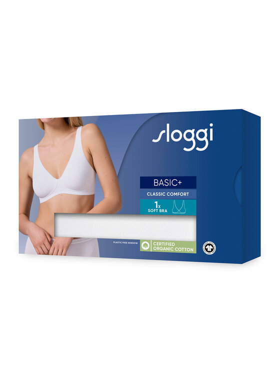 Sloggi Sloggi Бюстгралтер без кісточок Basic 10222327 Білий