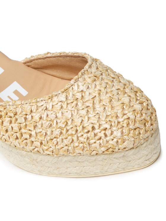 Manebi Espadryle Manebi Wedge Valenciana W 2.7 WV Beżowy