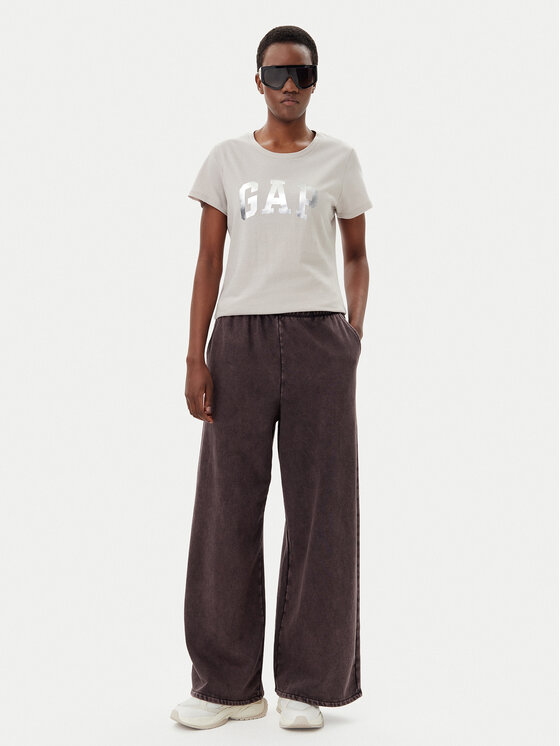 Gap Gap Póló 729555-09 Bézs Regular Fit