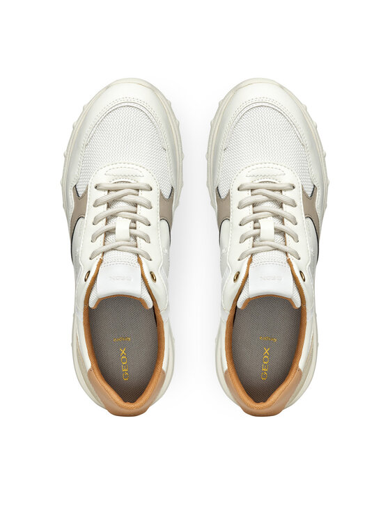 Geox Sneakersy Geox D55LPA 0BC11 C1RH6 Biały