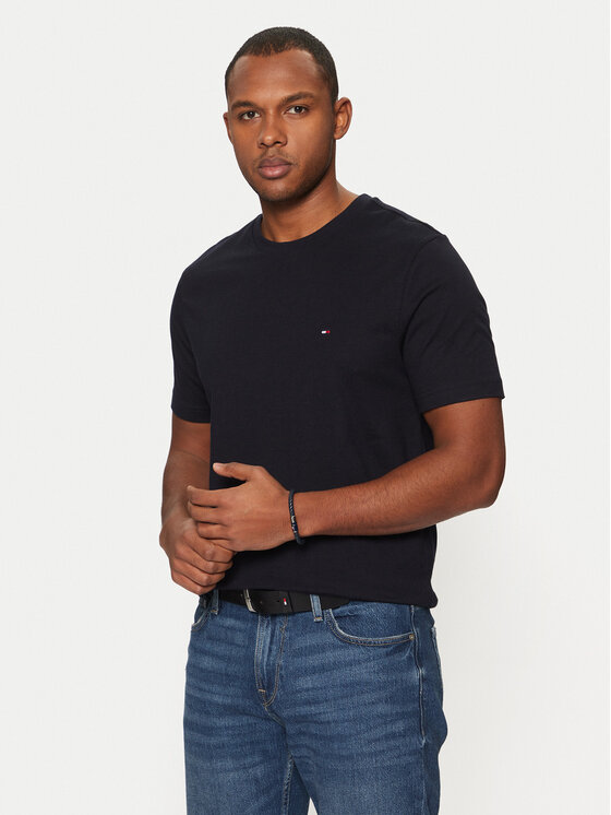 Tommy Hilfiger Tommy Hilfiger Majica Essential MW0MW37267 Mornarsko modra Regular Fit