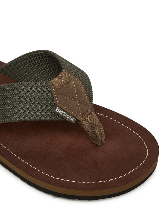 Barbour Flip flop Barbour MBS0007OL52 Verde închis