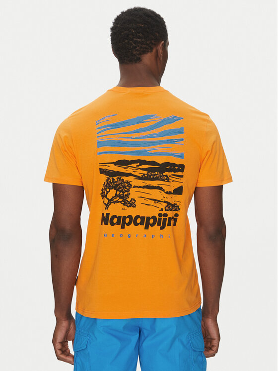 Napapijri Napapijri Футболка S-Vignoni NP0A4ILX Оранжевий Regular Fit