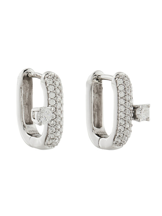 Guess Náušnice Guess JSBE04 548JW Strieborná