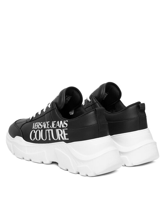 Versace Jeans Couture Снікерcи Versace Jeans Couture 79YA3SC1 Чорний