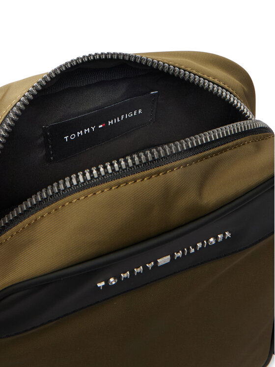 Tommy Hilfiger Ľadvinka Tommy Hilfiger Th Repreve Mini Reporter AM0AM14150 Zelená