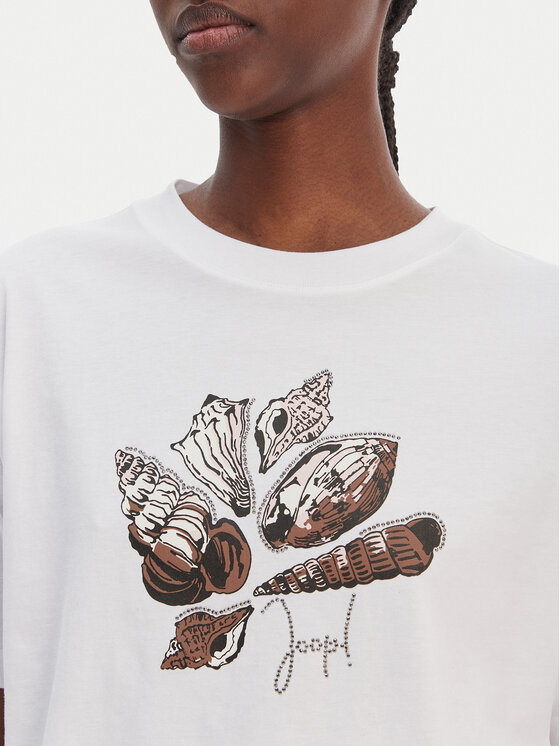 JOOP! JOOP! Camiseta Tristiane 30102427 Blanco Regular Fit