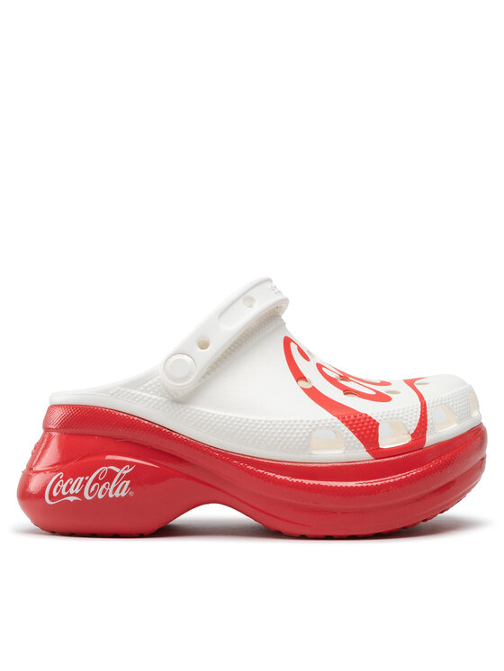Crocs Šľapky Crocs Coca-Cola X Crocs Classic Bae Clog 207234 Biela