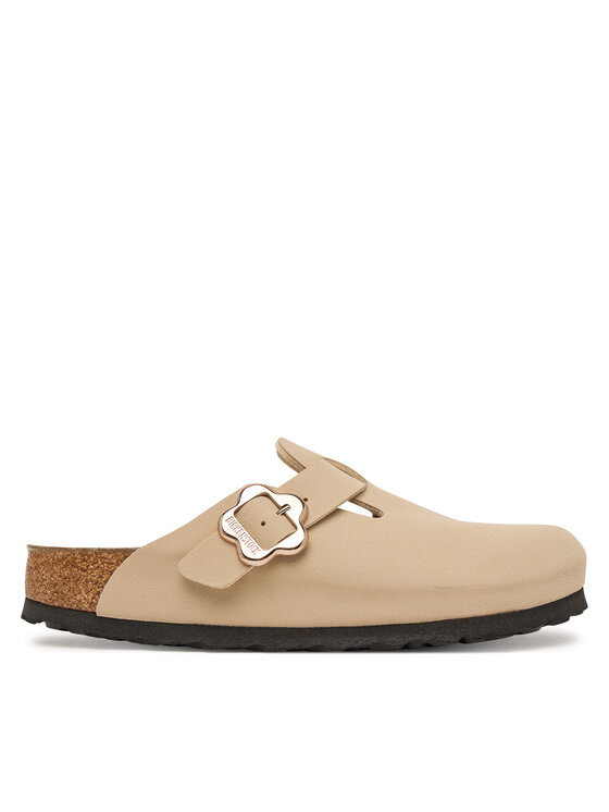 Birkenstock Шльопанці Birkenstock Boston Flower Buckle 1030630 D Бежевий