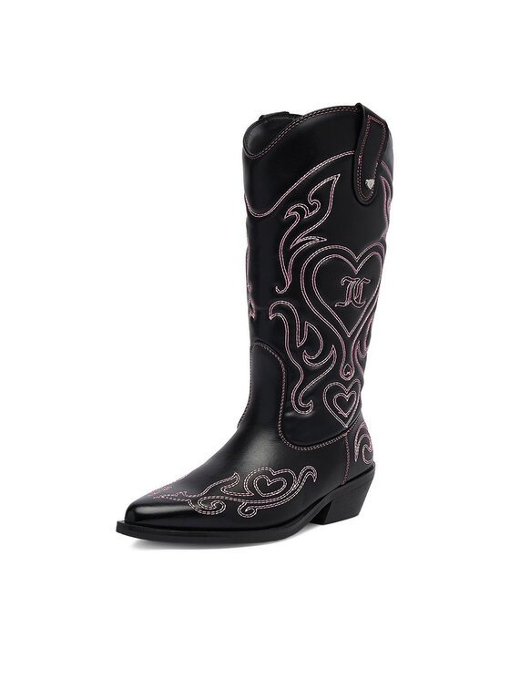 Juicy Couture Kaubojiški batai Juicy Couture CEO-HY24113-10 Juoda