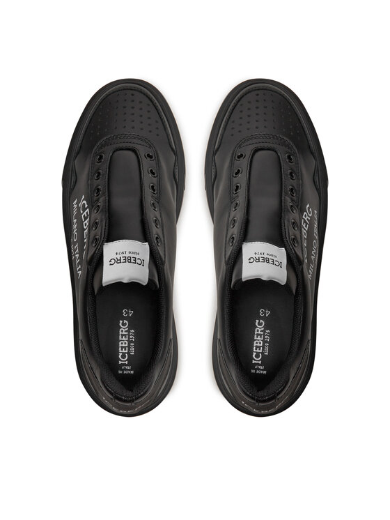 Iceberg Sneakersy Iceberg IU1701 Černá