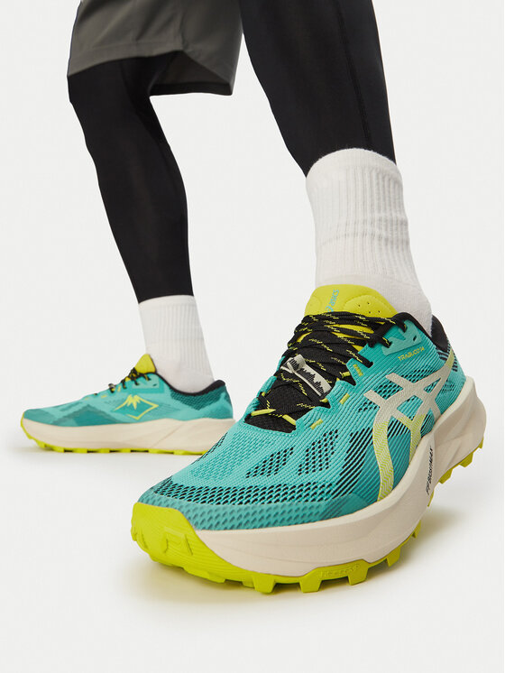 Asics Bežecké topánky Asics Trabuco 14 1011C166 Zelená