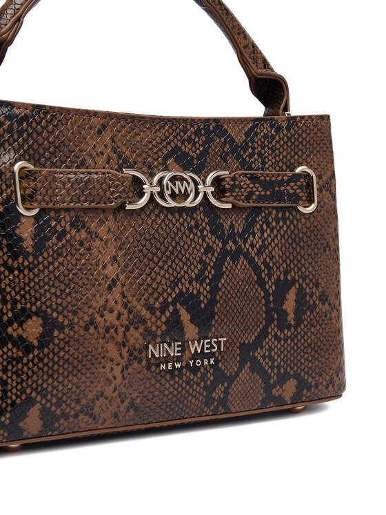 Nine West Táska Nine West EO-CITY GRACE-LDA9420 SNAKE Barna