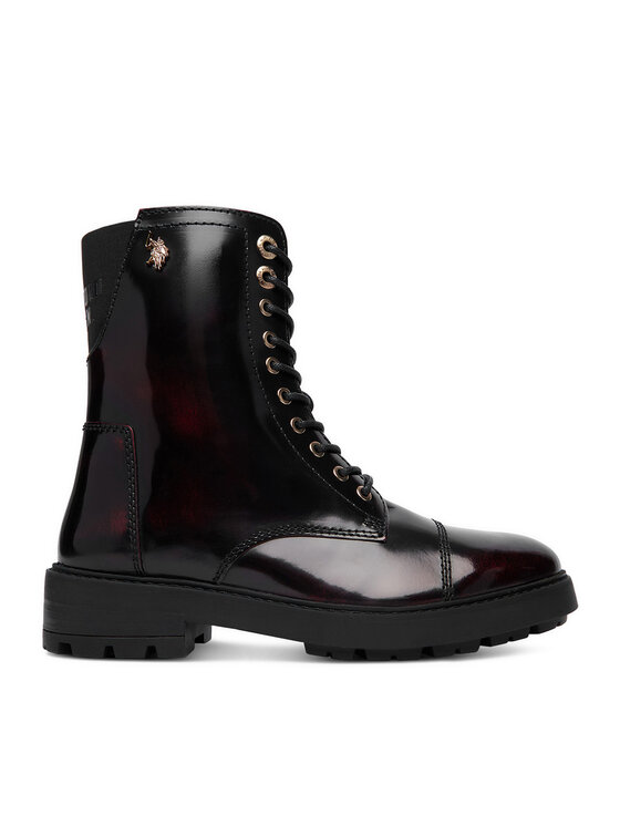 U.S. Polo Assn. Gležnjače U.S. Polo Assn. EO-MARZIA001W/GL1 Tamnocrvena