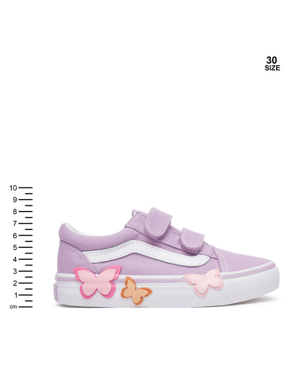 Vans Tenisówki Vans Old Skool V Butterfly VN000EBRFSF1 Fioletowy