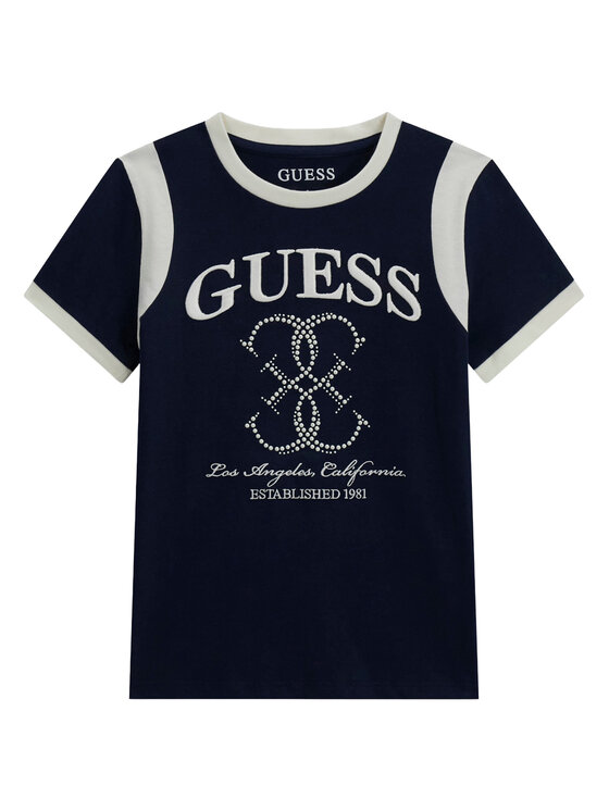 Guess Guess Camiseta J6YI25 K3757 Azul marino Regular Fit